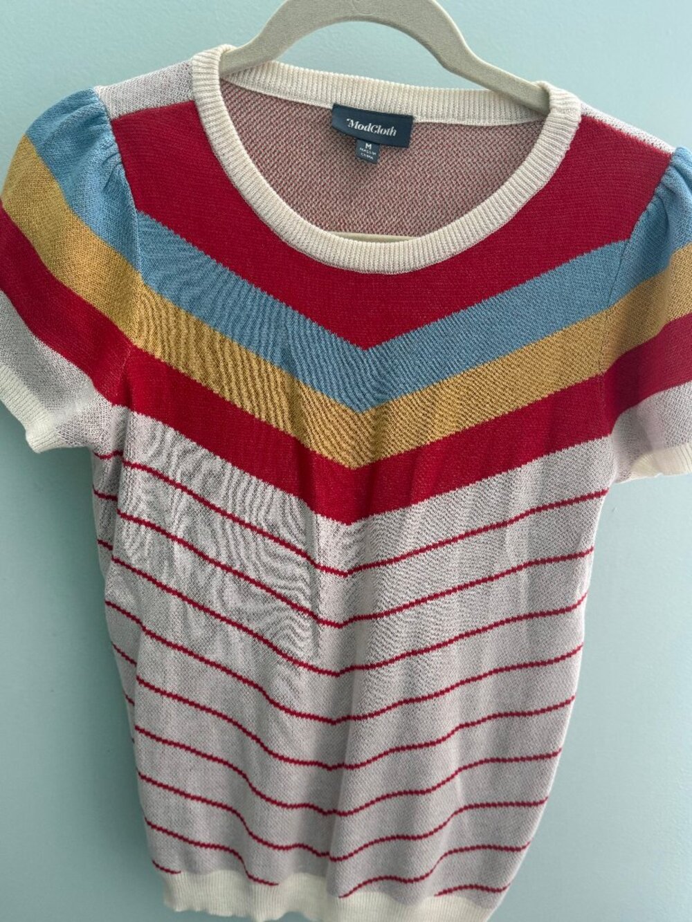 Modcloth Chevron Print Sweater